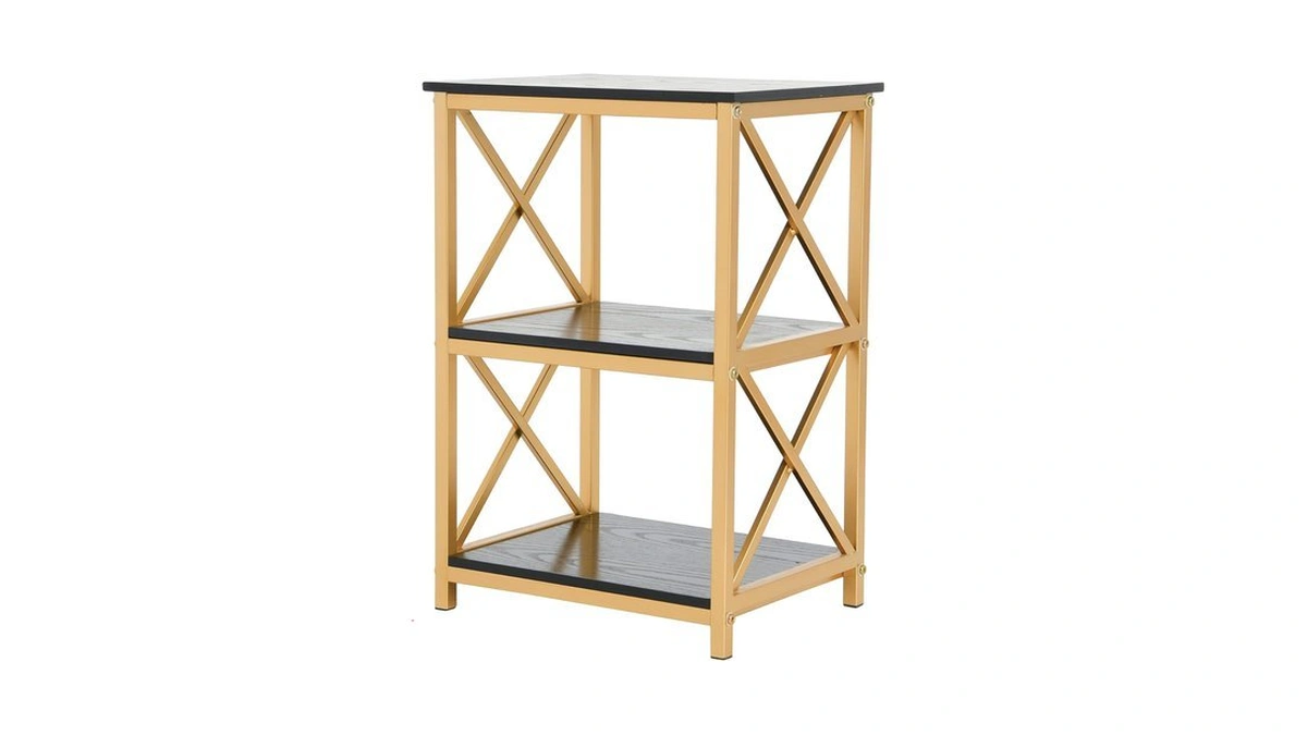 Creative Co-op Crossline Side Table