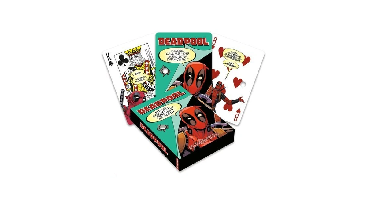 Aquarius Deadpool Quotes Playing Cards - Deadpool Themed Deck Of