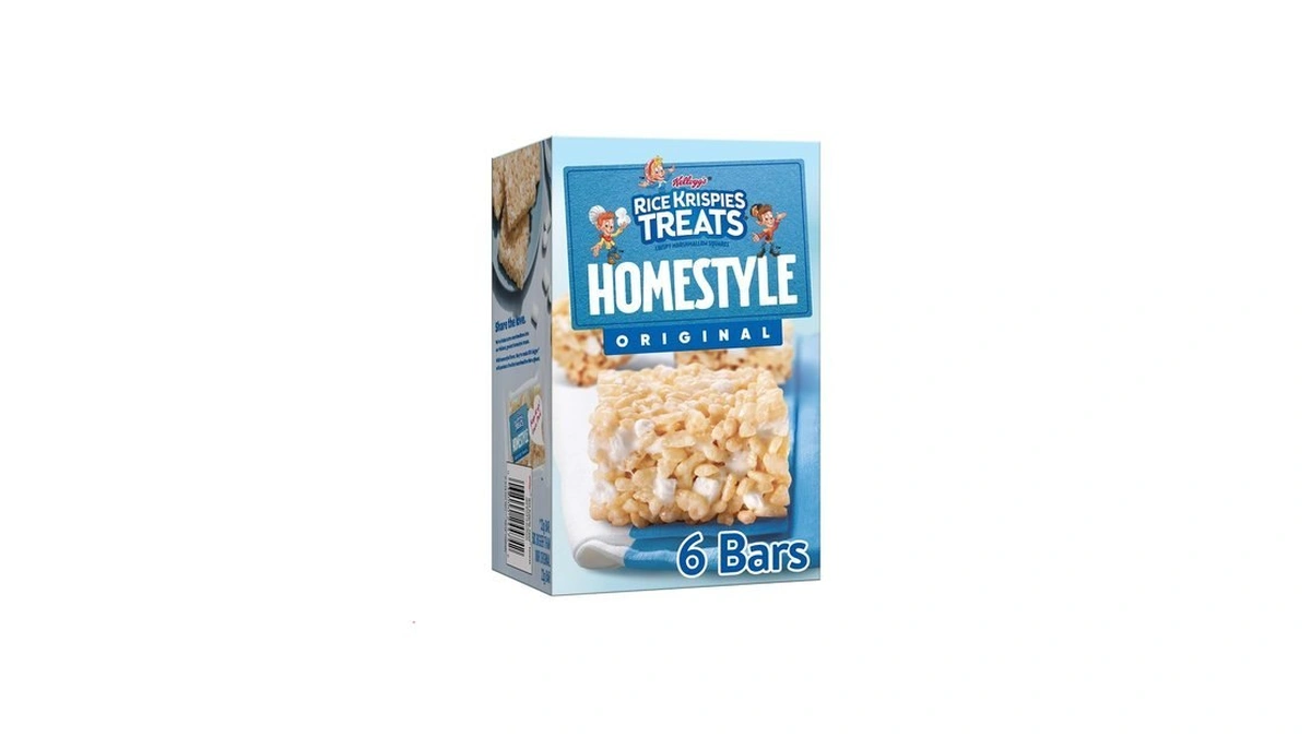 Rice Krispies Treats Homestyle Crispy Marshmallow Squares, Kids Snacks, Snack