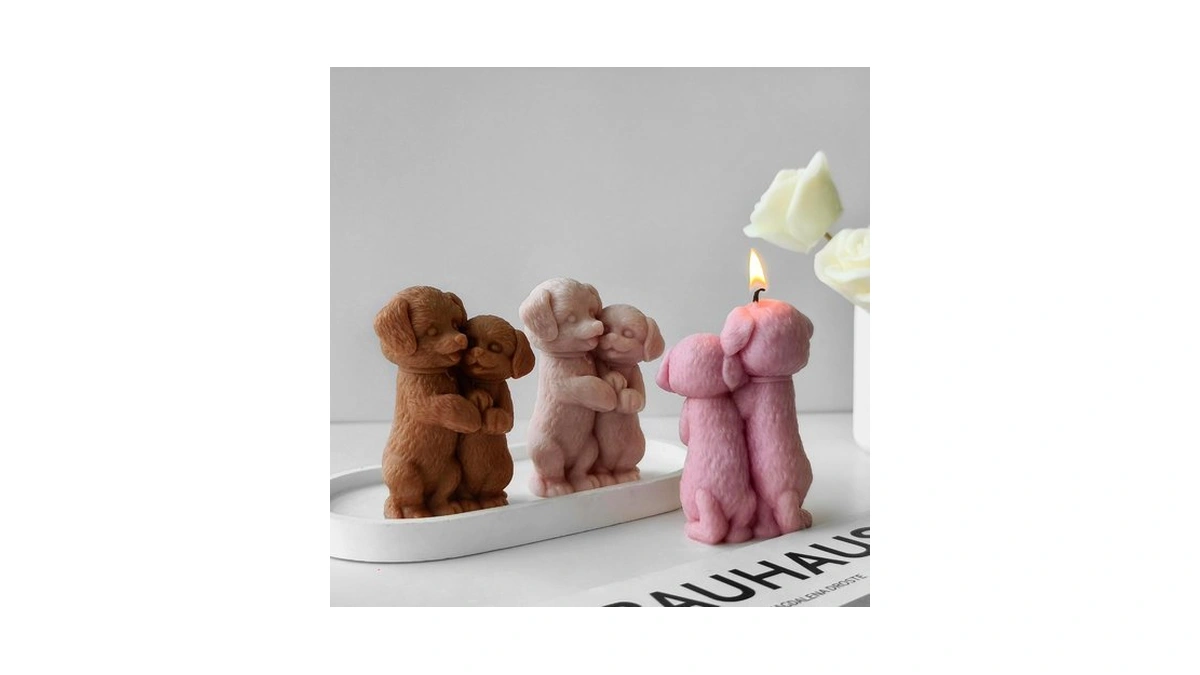 Dog Resin Casting Mold - Animal Silicone Mold For Candle