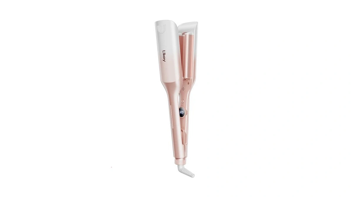 Ukey Crimper Hair Tool Hair Waver, Dual Voltage, Ionic Reduces