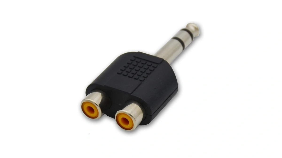 Czyuntuo Rca To 1/4 Adapter, Audio Converter Splitter, Pack Of