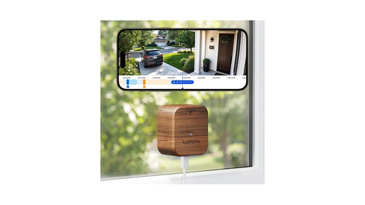 Koohome 3mp 2k Window Security Camera For Home, No Subscription