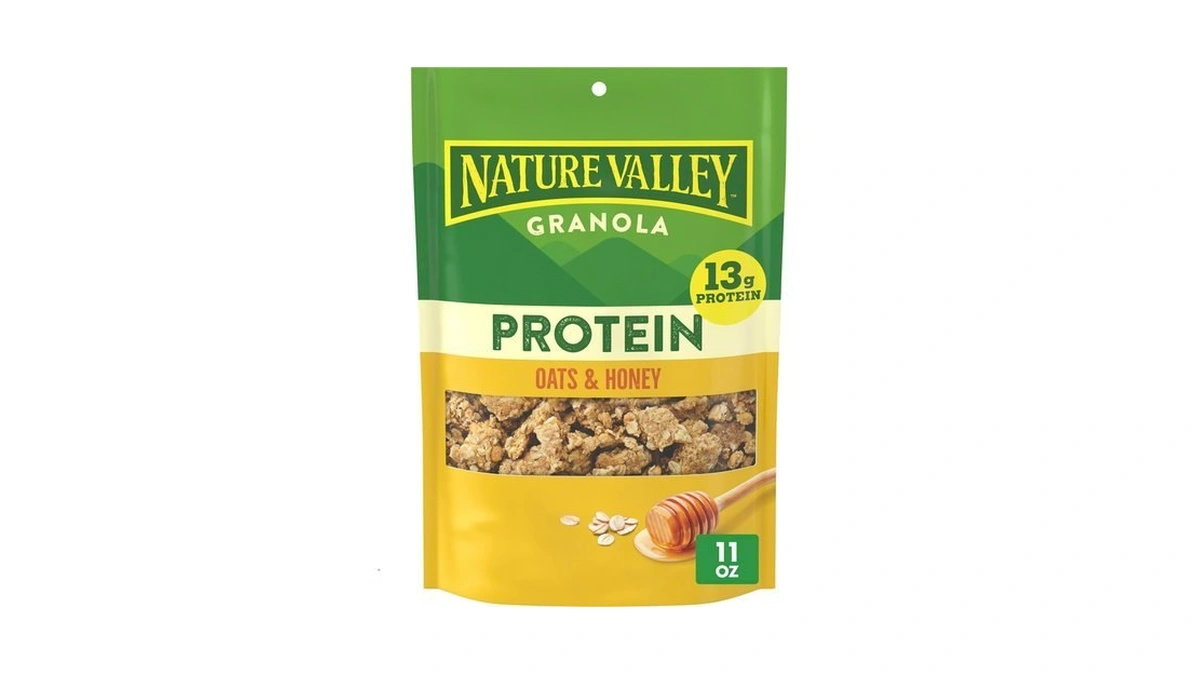 Nature Valley Oats & Honey Protein Granola, Resealable Pouch, 11