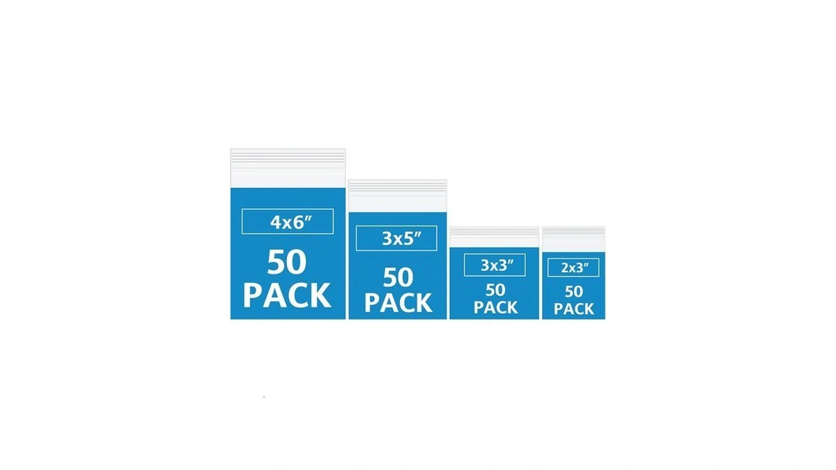 200 Pack Small Plastic Bags For Jewelry, Mini Baggies 4