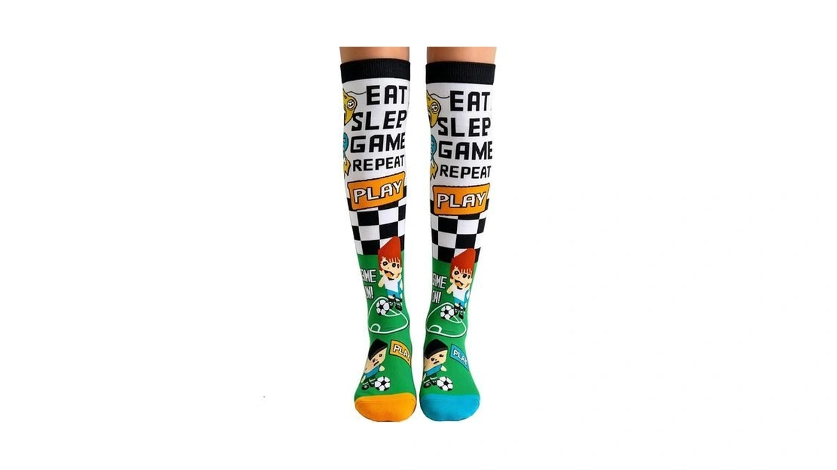 Mitun Semi Kids Knee High Socks Funny Crazy Socks For