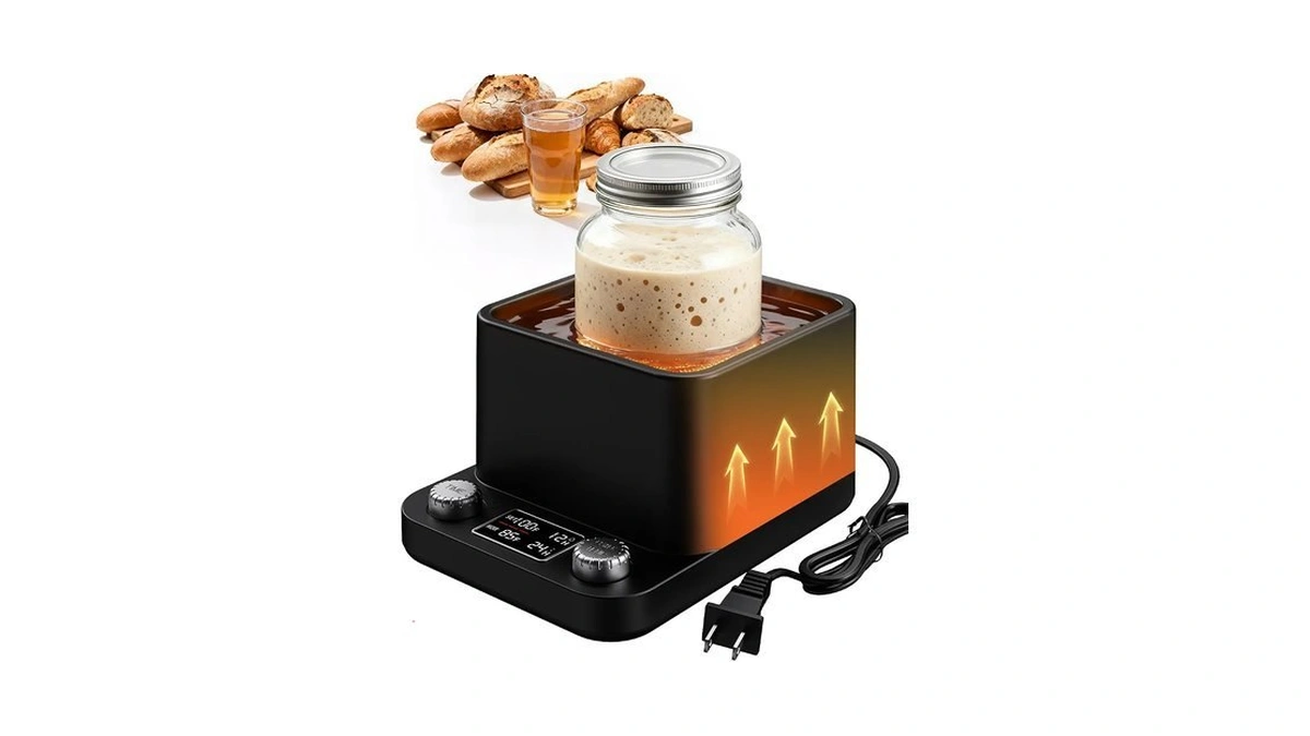 Mqupin Sourdough Starter Warmer, Even Heating Water Bath Sourdough Warmer,