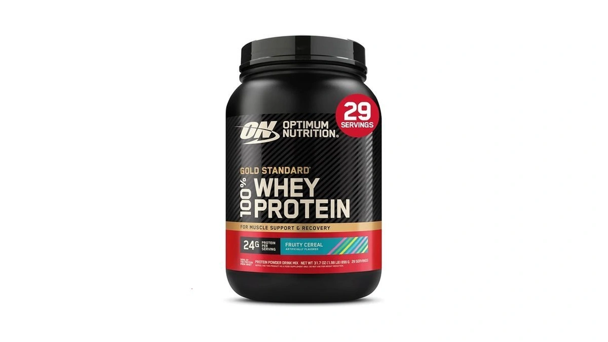 Optimum Nutrition Gold Standard Whey Protein Powder, Fruity Cereal, 2lb