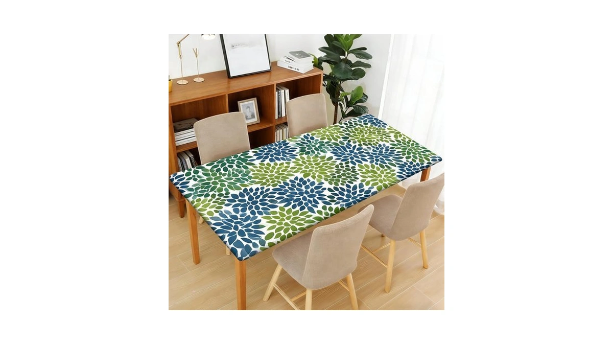 Artsgoo Rectangle Fitted Table Cloth For 6 Foot Rectangular Folding