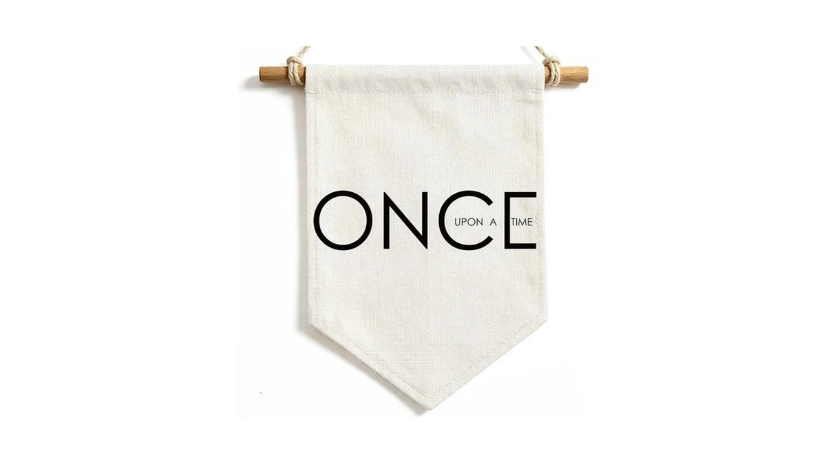 Fairy Tale Reading Corner Canvas Banner Nursery Wall Decor 12x16in