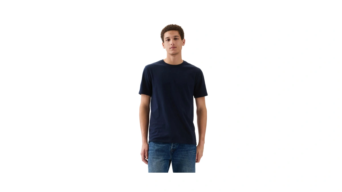 Gap Mens Everyday Soft Crewneck T-shirt Tee Tapestry Navy M