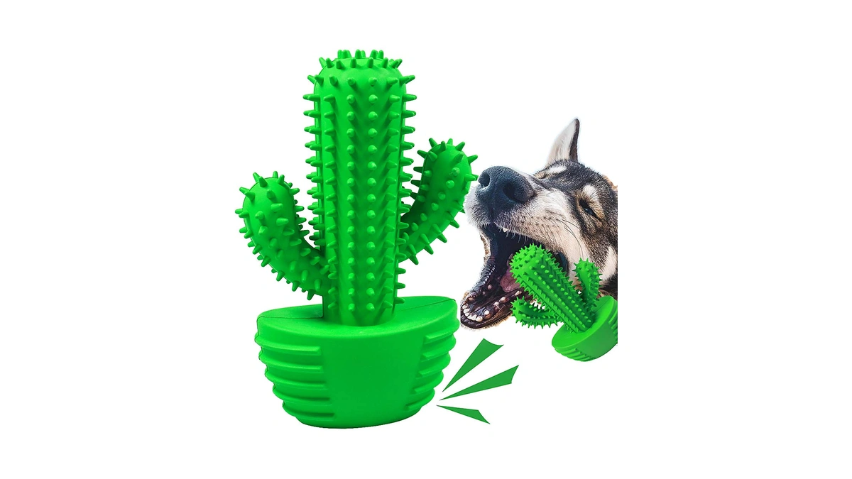 Pamlulu Dog Chew Toys Dog Toothbrush Stick Teeth Cleaning Brush