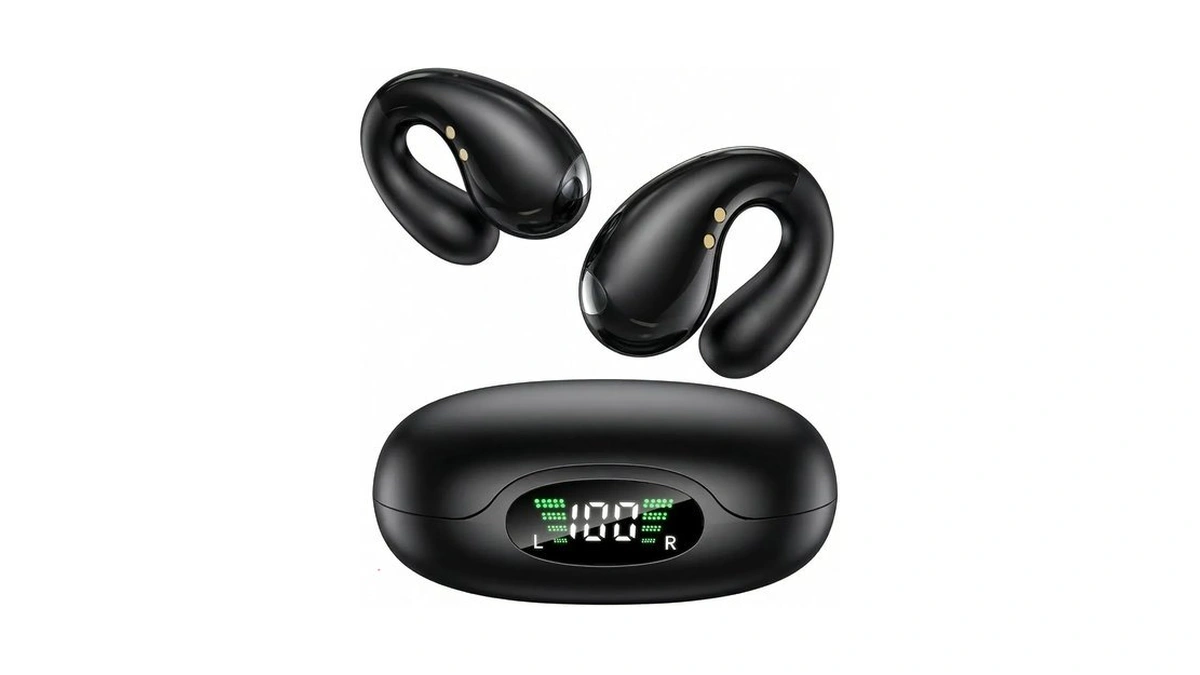Boytond Ultra Open Ear Earbuds - Ergonomic Clip-on Earbuds, Small