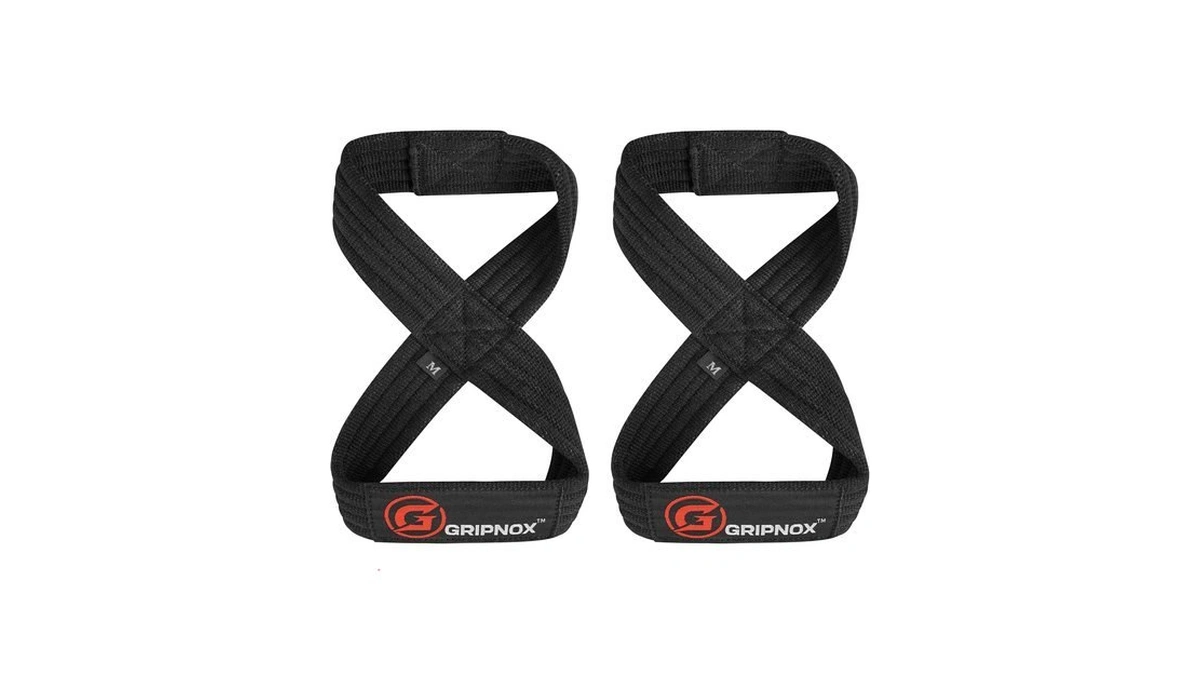 Gripnox – Weight Lifting Straps Figure 8, Anti Slip Padded