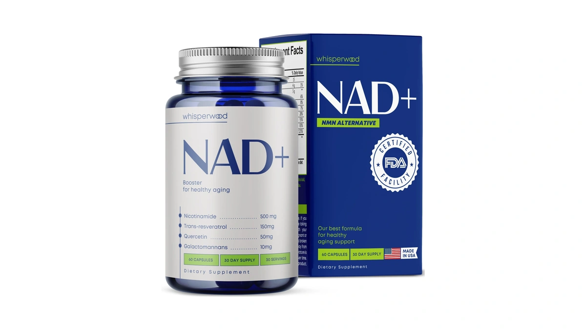 Nad+ Supplement - Nicotinamide Riboside, Resveratrol, Quercetin, Fenugreek