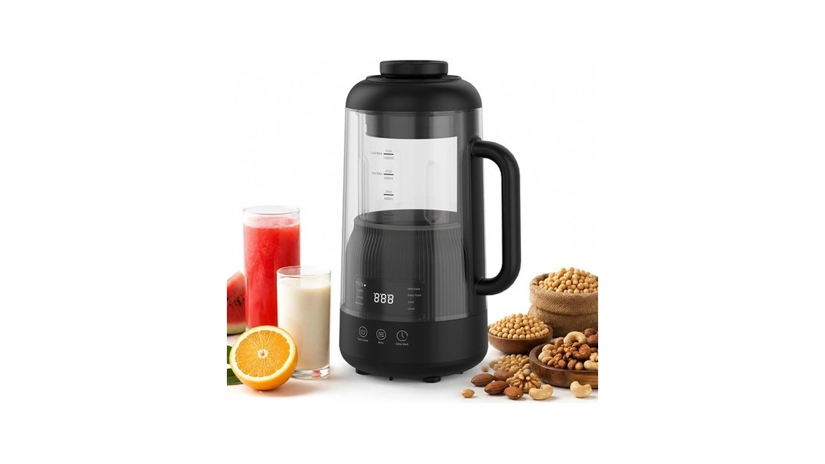 Amazon : 8-in-1 Nut Milk Maker With Silent Shield