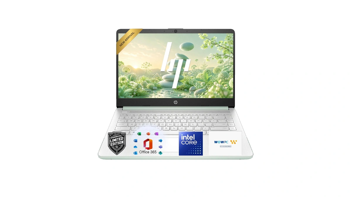 Hp 14 Inch Laptop, 4gb Ddr5 Ram, 128gb Ssd, Intel