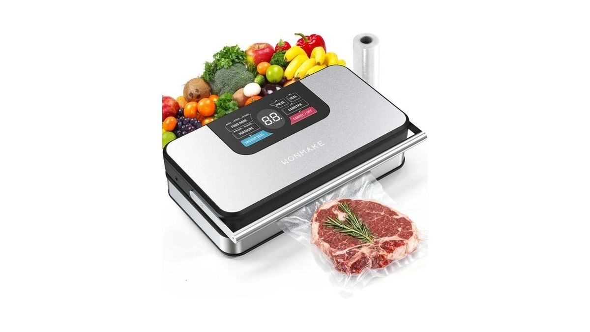95kpa Vacuum Sealer For Food, 10-in-1 Vacuum Sealer Machine