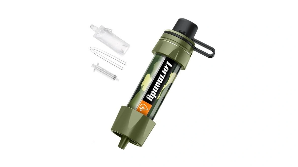 Lormandy Straw Water Filter - Portable Water Purifier, Water Filtration