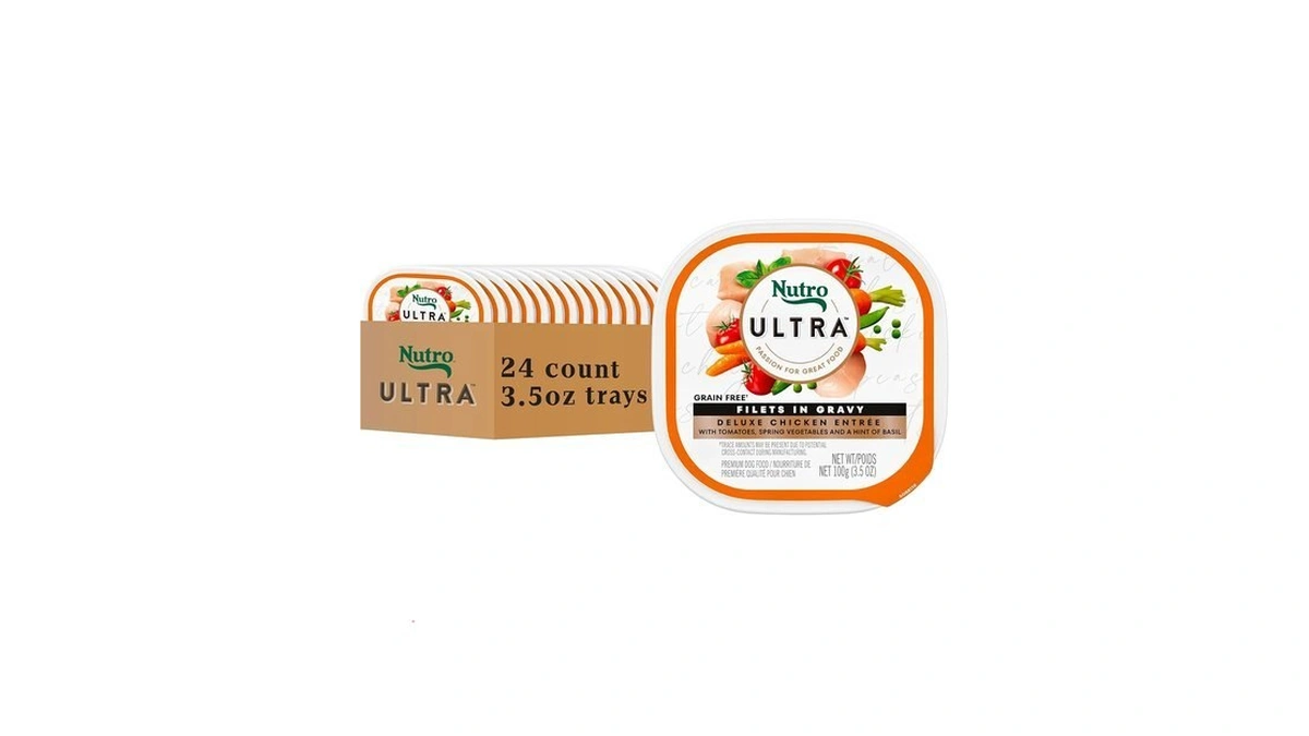 Nutro Ultra Filets In Gravy Wet Dog Food Pack, Chicken,