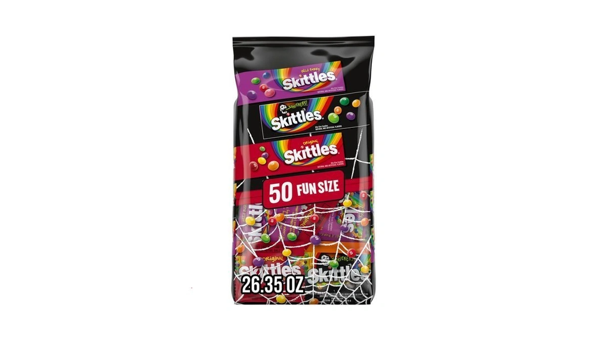 Skittles Halloween Variety Mix Funsize 50 Count 26.35 Oz. Bag