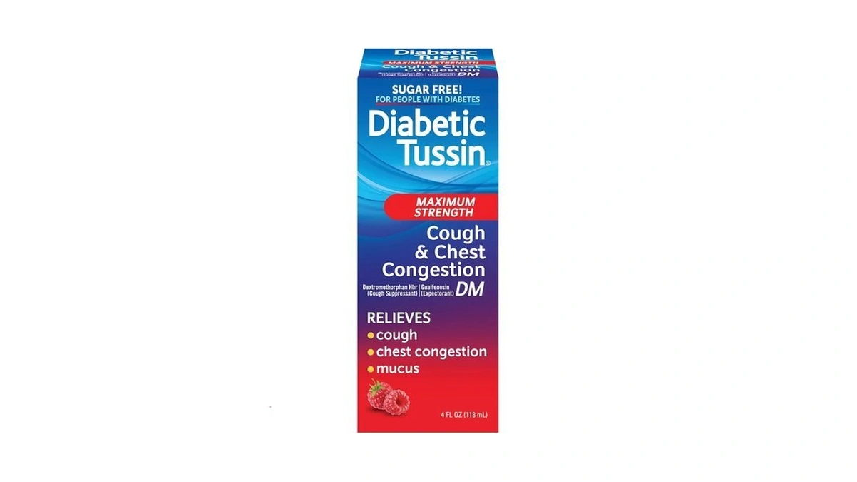 Diabetic Tussin Dm Max Strength Cough Syrup, Sugar-free, Berry, 4