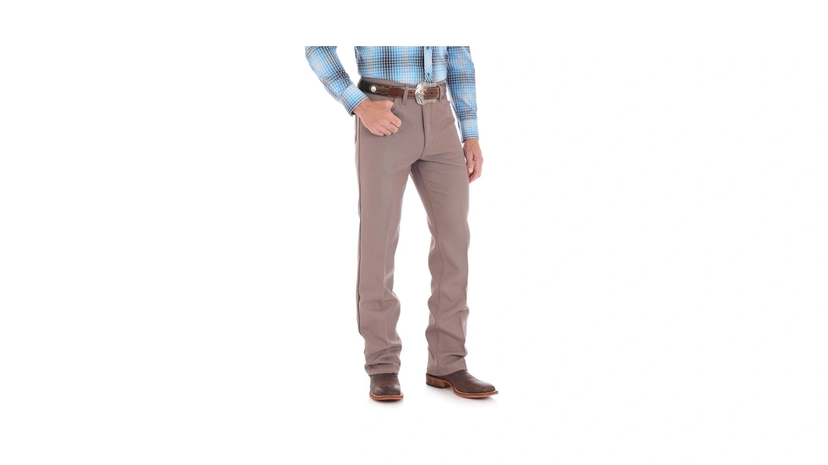 Wrangler Men's Wrancher Dress Jean, Birch, 42w X 32l