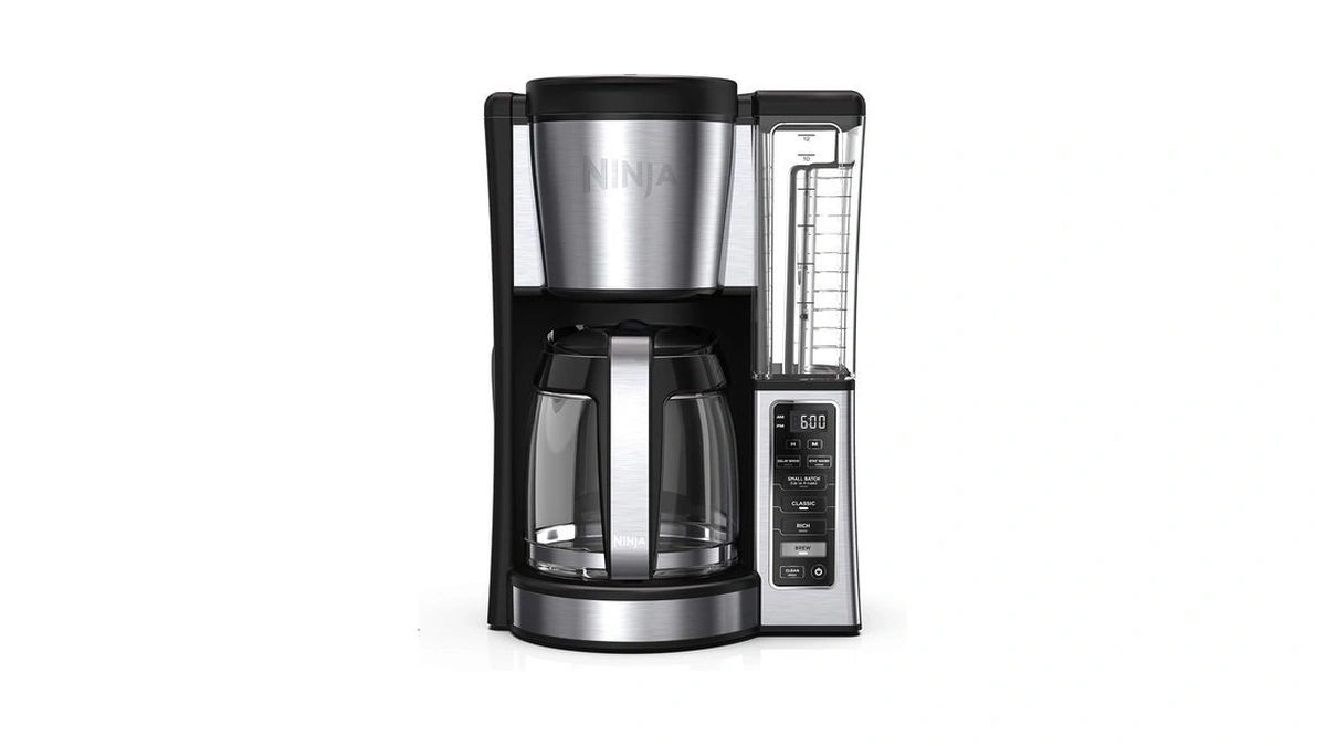 Ninja Fresh Brew Coffee Maker, 12 Cup Glass Carafe, Stainless