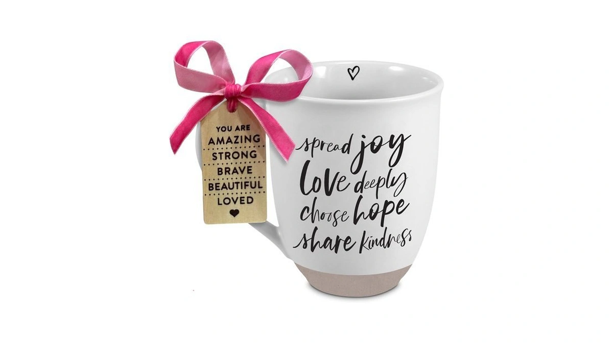 Lighthouse Christian Products Kindness Collective Inspirational Affirmation Coffee Cup, Soft