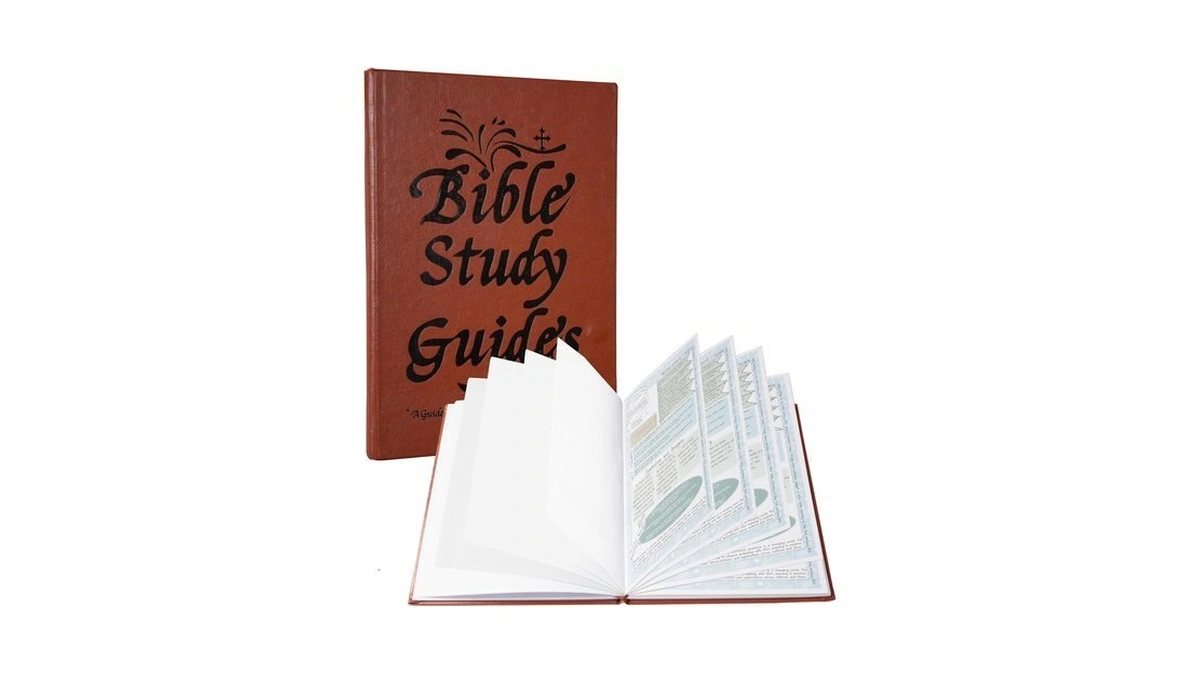 66-page Bible Study Guide Notebook, Christian Bible Study Journal For