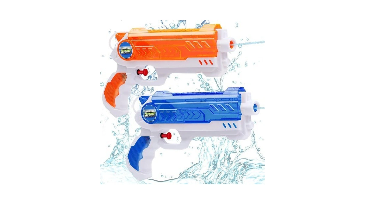 Quanquer 2 Pack Water Guns For Kids - 300cc Squirt