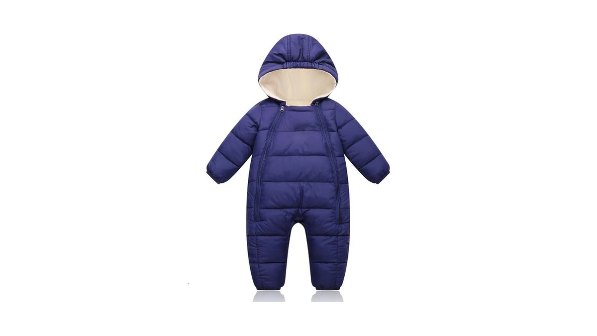 Byfri Baby Boys Winter Clothes Infant Hooded Snowsuit 0-6 Months