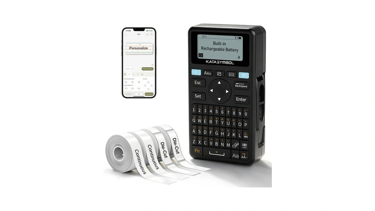 Supvan E11 Keyboard & Bluetooth Label Maker Machine With 4