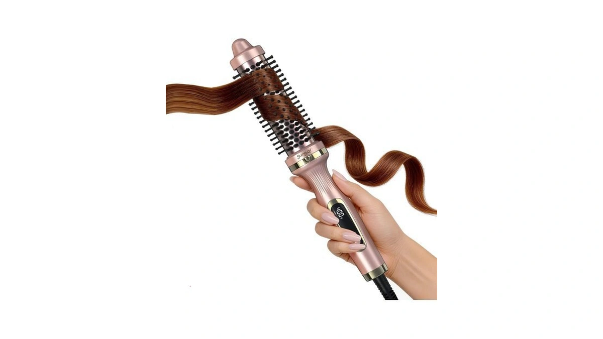 Thermal Brush 1.5 Inch Curling Brush For Blowout Hair Styles