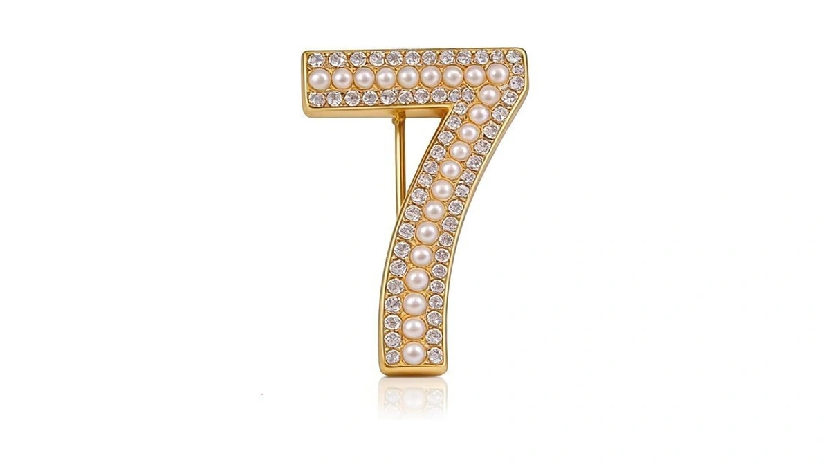 Brooch Pin For Women, Gold Tone Western Country Brooch Pin