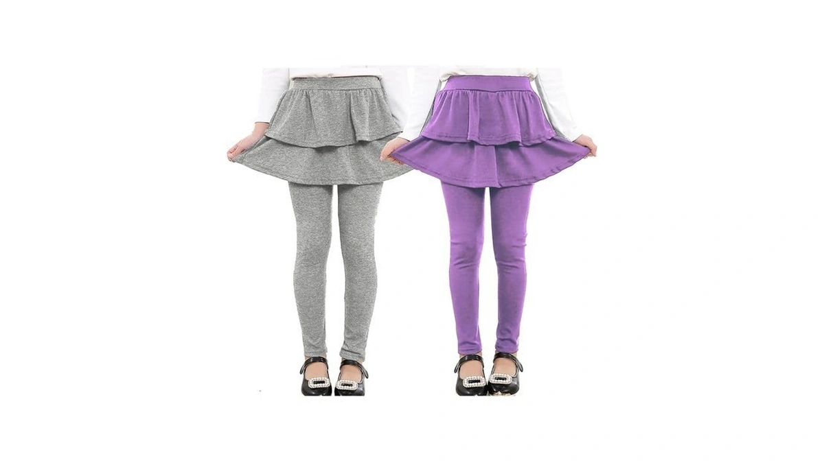 Rieket Girls School Uniform Pants Warm Stretchy Athletic Leggings With