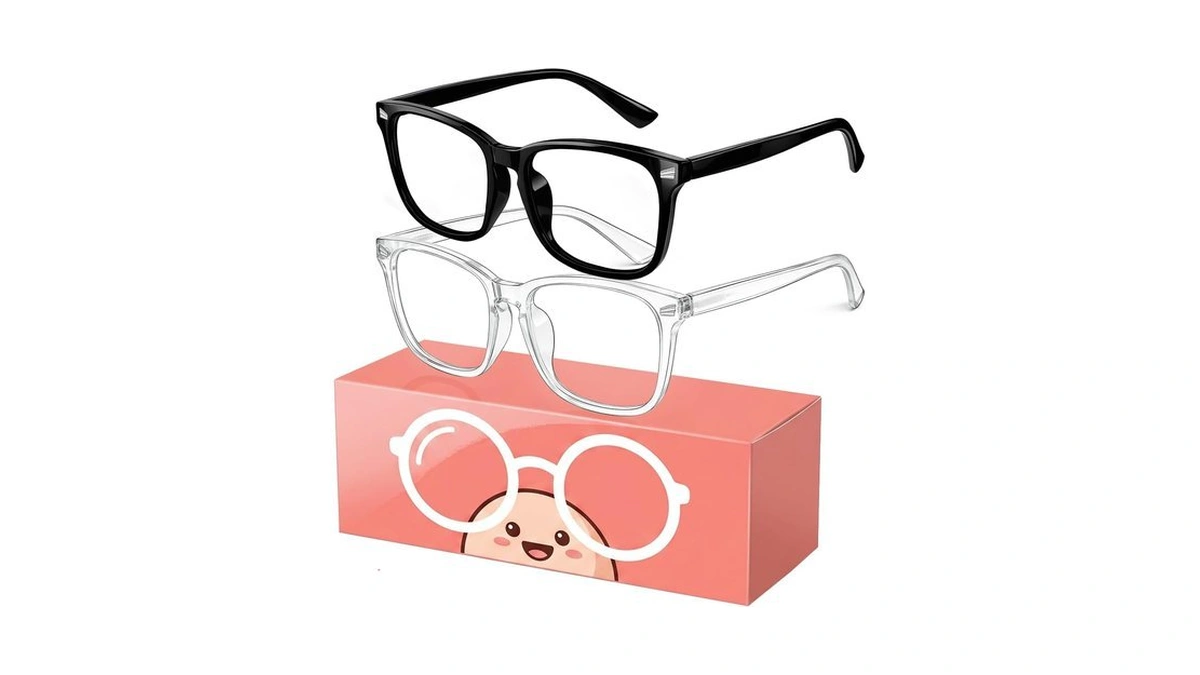 Eco-th Kids Blue Light Glasses, Light Weight Glasses Boys Girls
