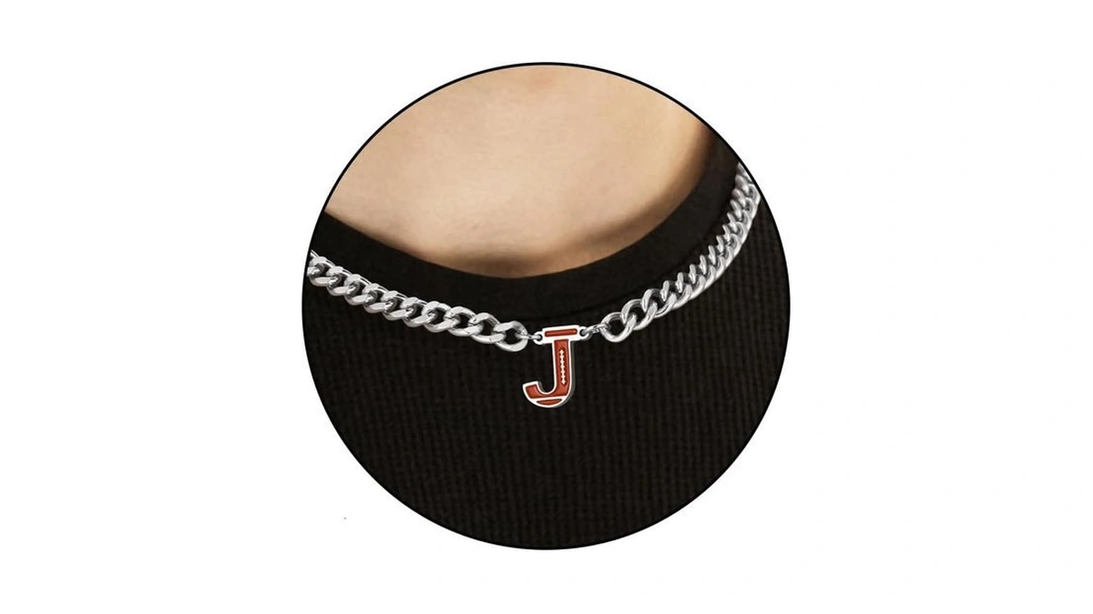 Esirly Football Gifts - Football Necklaces For Boys Stainless Steel