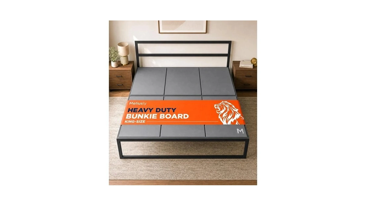 Meliusly Heavy Duty Bunkie Board King Size (76x80) - Under