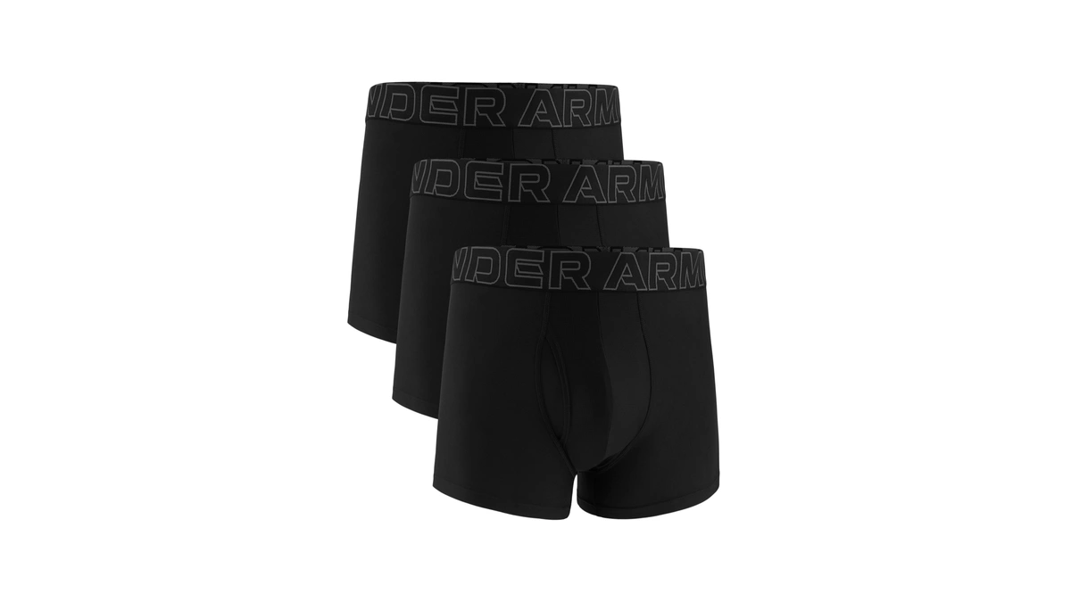 Under Armour Men's Performance Tech Brief Underwear, 3" Inseam, 3-pack,
