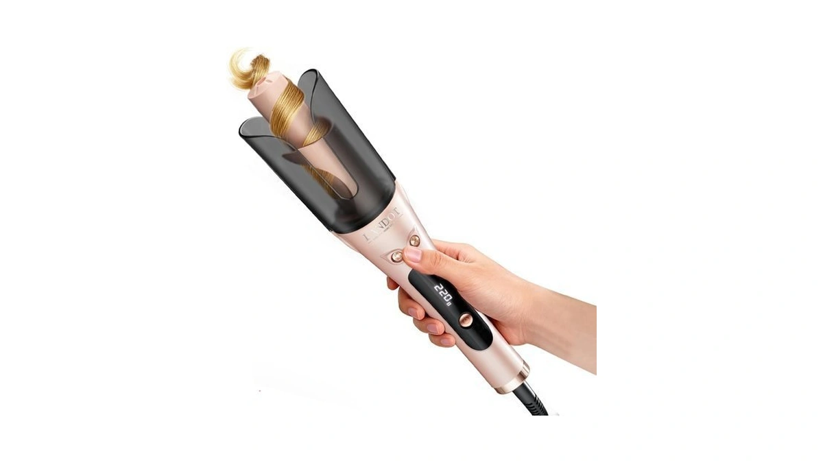 Landot Automatic Rotating Curling Iron 1 Inch Ceramic Hair Curler