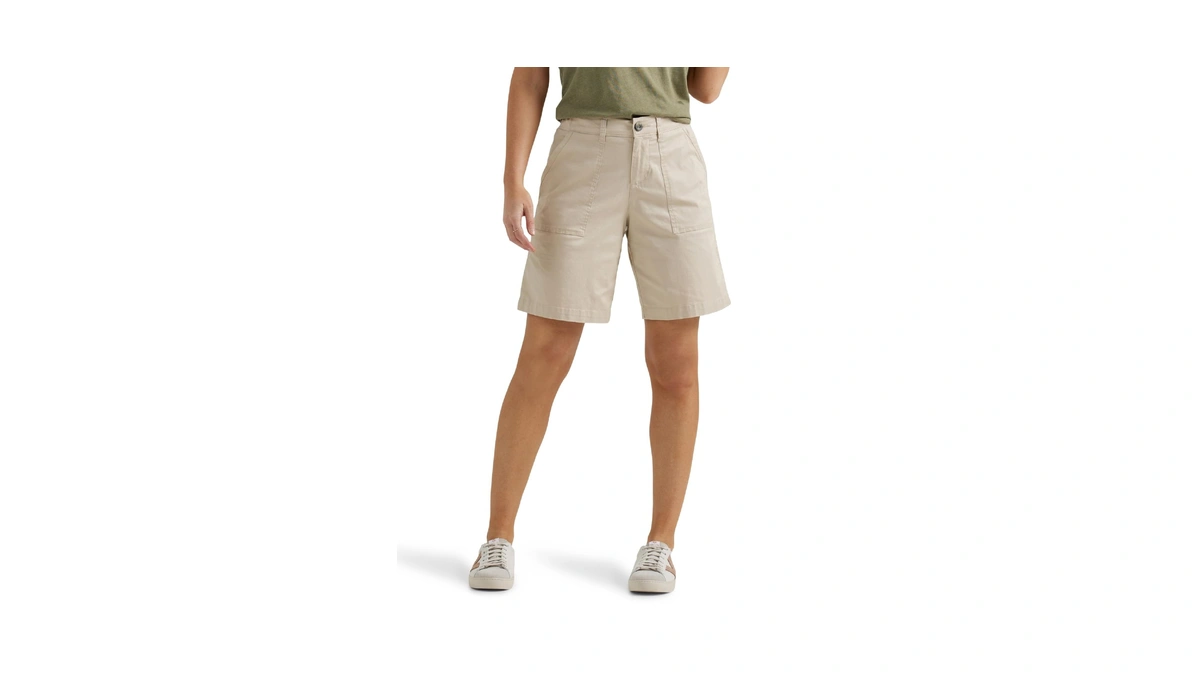 Lee Women's Ultra Lux Comfort With Flex-to-go Utility Bermuda Short