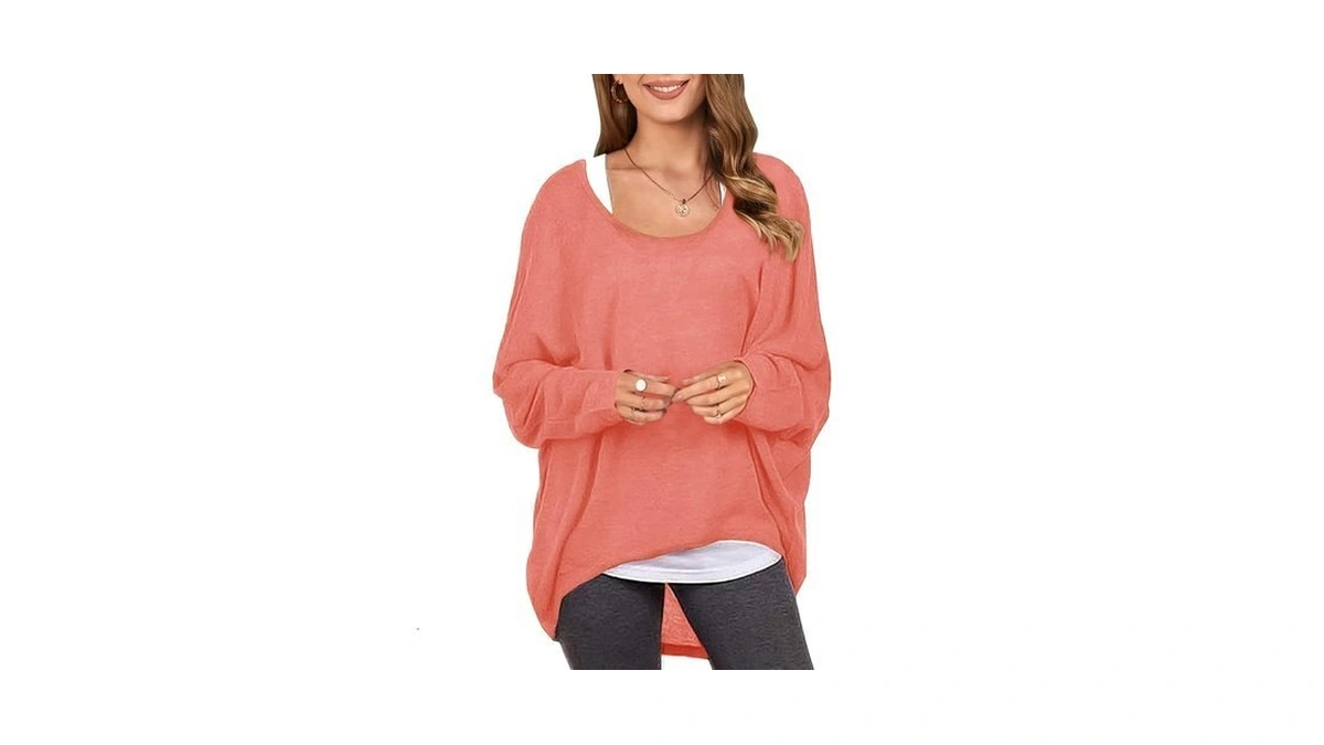 Zanzea Women's Off The Shoulder Batwing Tops Casual Loose Oversized
