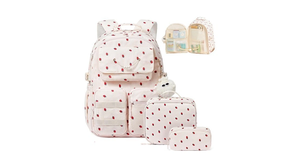 Lovevook School Backpack For Girls Boys, Durable Girls Student Bookbag