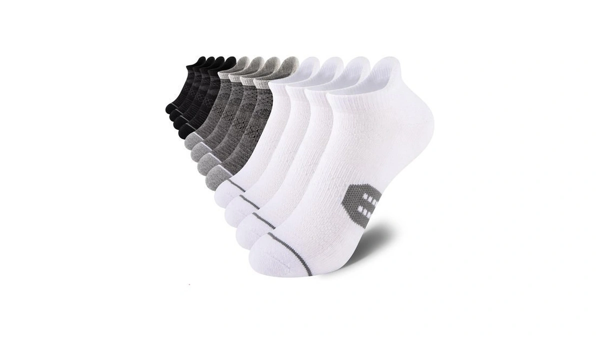 Comfoex Boys Socks Ankle Athletic Cotton Sports Socks With Cushioned