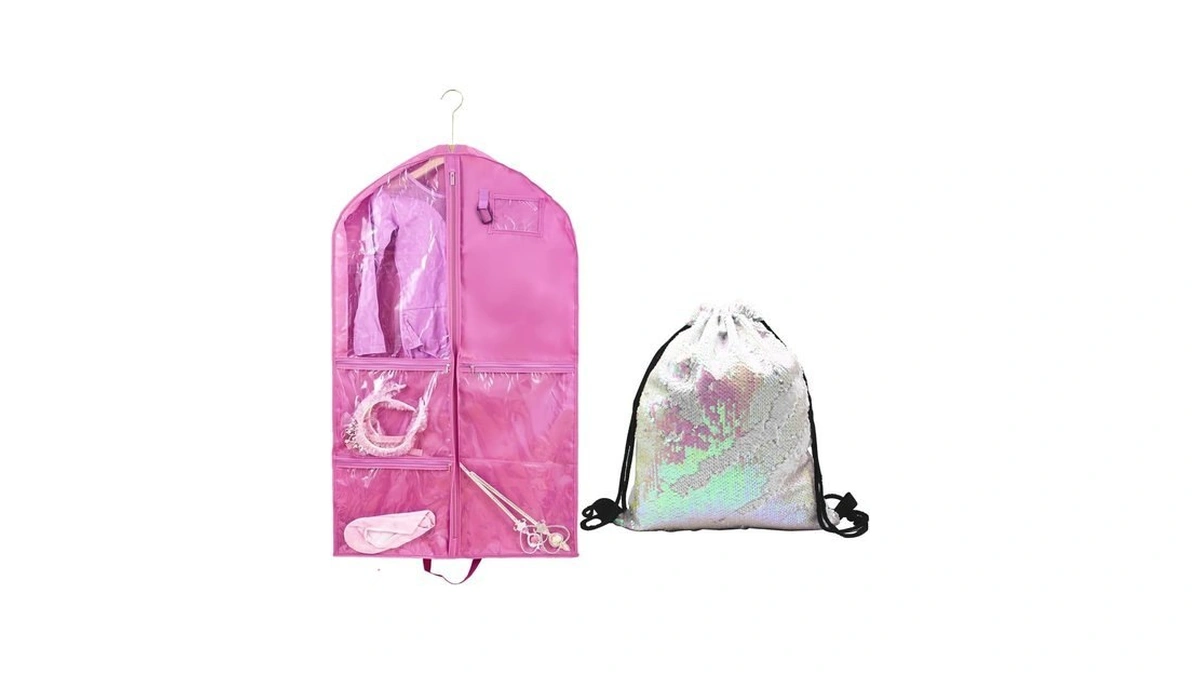 Dance Costume Garment Bag For Dancers With Backpack Storage Bag,40