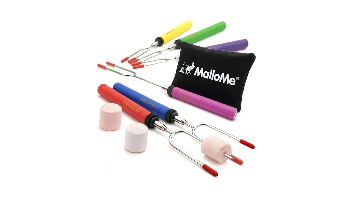 Mallome Smores Sticks For Fire Pit -rotating 34 Inch Marshmallow