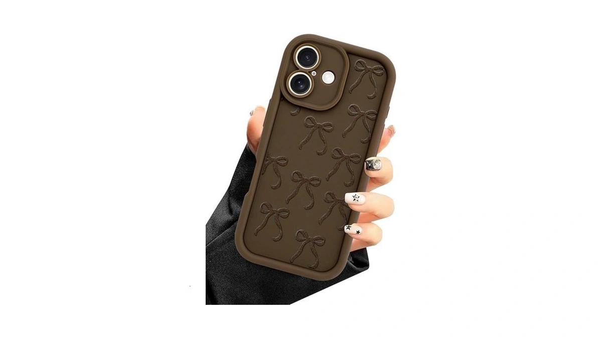 Aitipy Brown Bow Phone Case For Iphone 12 Pro Max