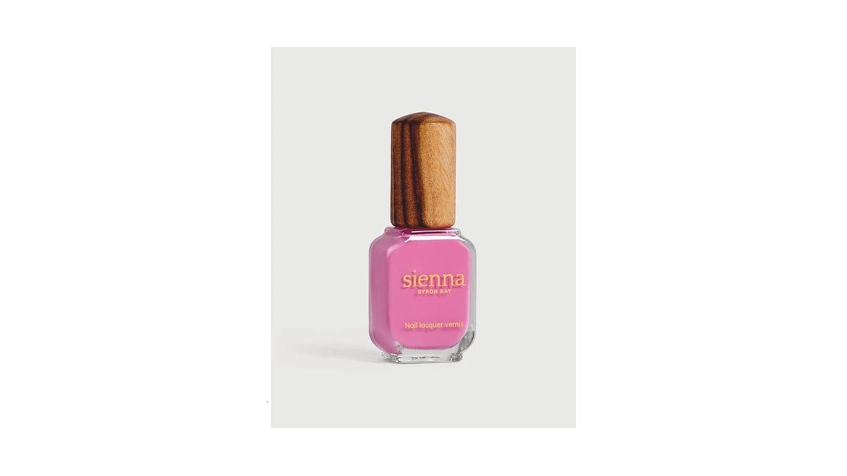 Sienna Byron Bay Spell, Bright Fuchsia Natural Nail Polish, Long-lasting,