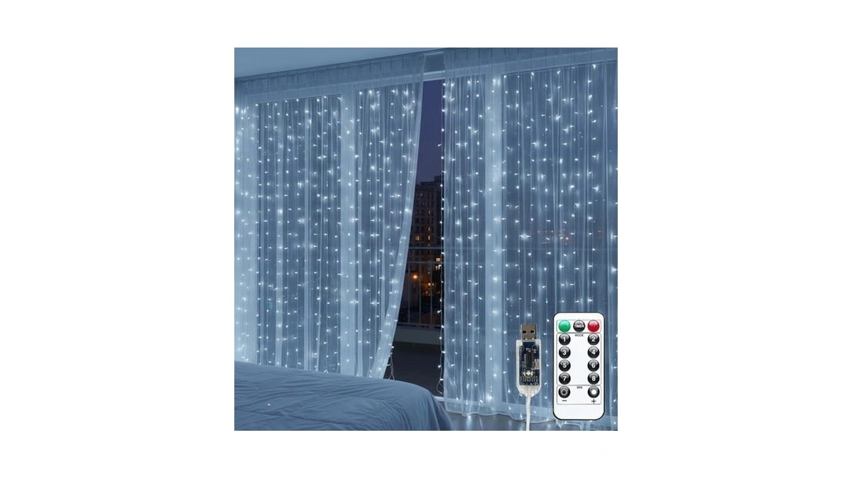 Curtain Lights For Bedroom 300 Led Fairy String Lights With
